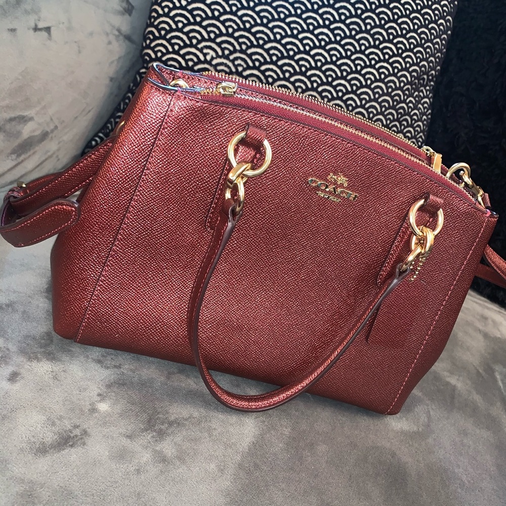 COACH Burgundy purse